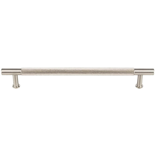 Vesta - Beliza Knurled Bar Pull 7 9/16 Inch (c-c) Brushed Satin Nickel - Brushed Satin Nickel