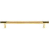 Vesta - Beliza Knurled Bar Pull 7 9/16 Inch (c-c) Polished Brass - Polished Brass