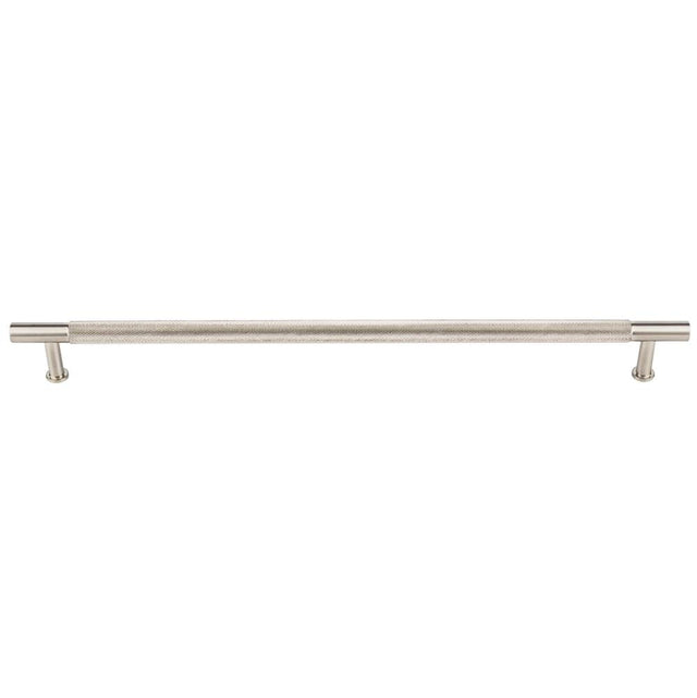 Vesta - Beliza Knurled Bar Pull 12 Inch (c-c) Brushed Satin Nickel - Brushed Satin Nickel