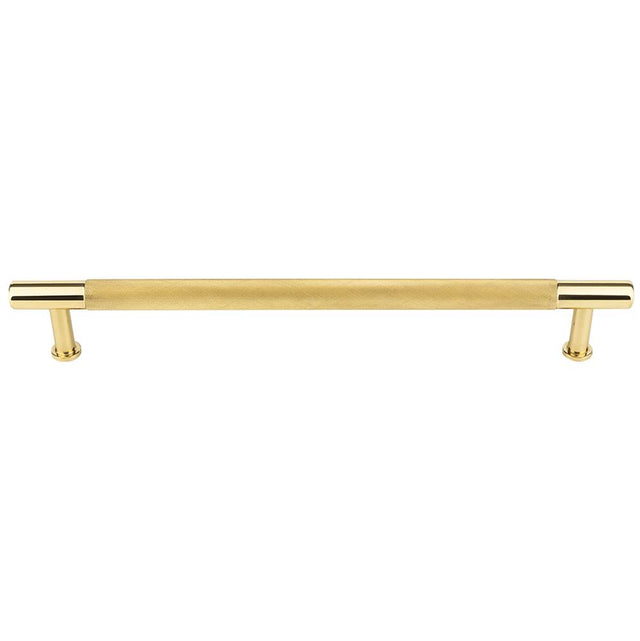 Vesta - Beliza Knurled Appliance Pull 12 Inch (c-c) Polished Brass - Polished Brass