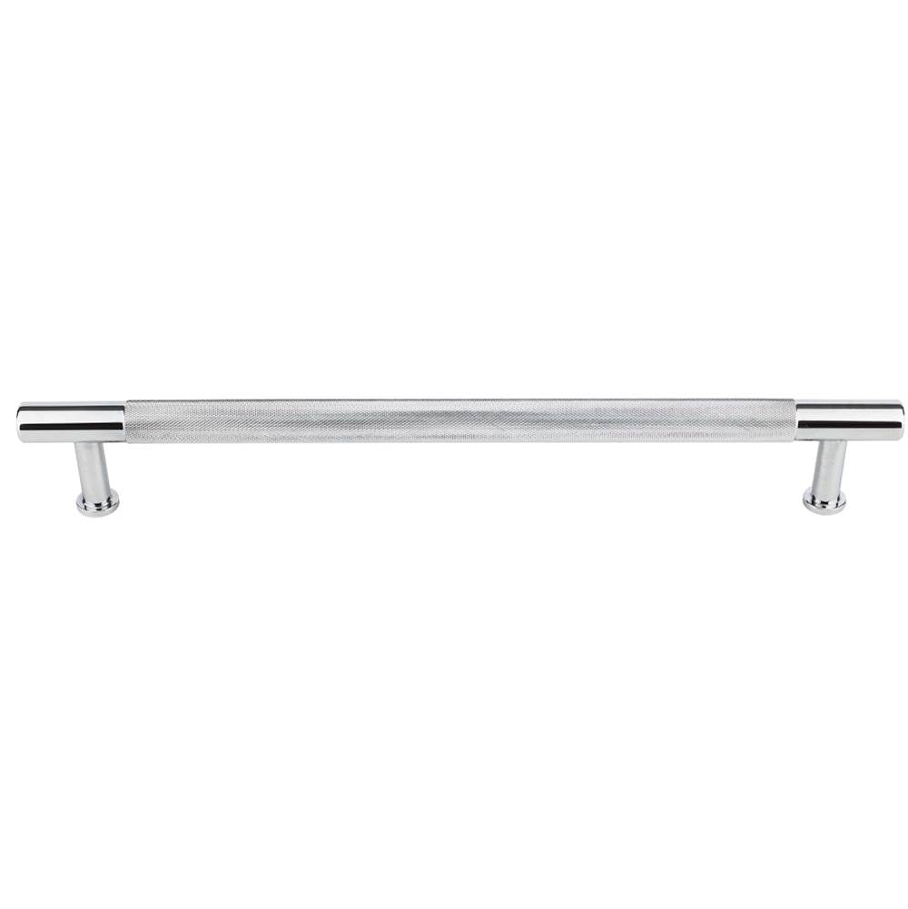 Vesta - Beliza Knurled Appliance Pull 12 Inch (c-c) Polished Chrome - Polished Chrome
