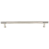 Vesta - Beliza Knurled Appliance Pull 12 Inch (c-c) Polished Nickel - Polished Nickel