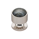 Vesta - FireSky Iron Tiger Eye Knob 1 1/8 Inch Polished Nickel Base - Polished Nickel