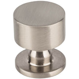 Vesta - Dante Knob 1 1/8 Inch Brushed Satin Nickel - Brushed Satin Nickel