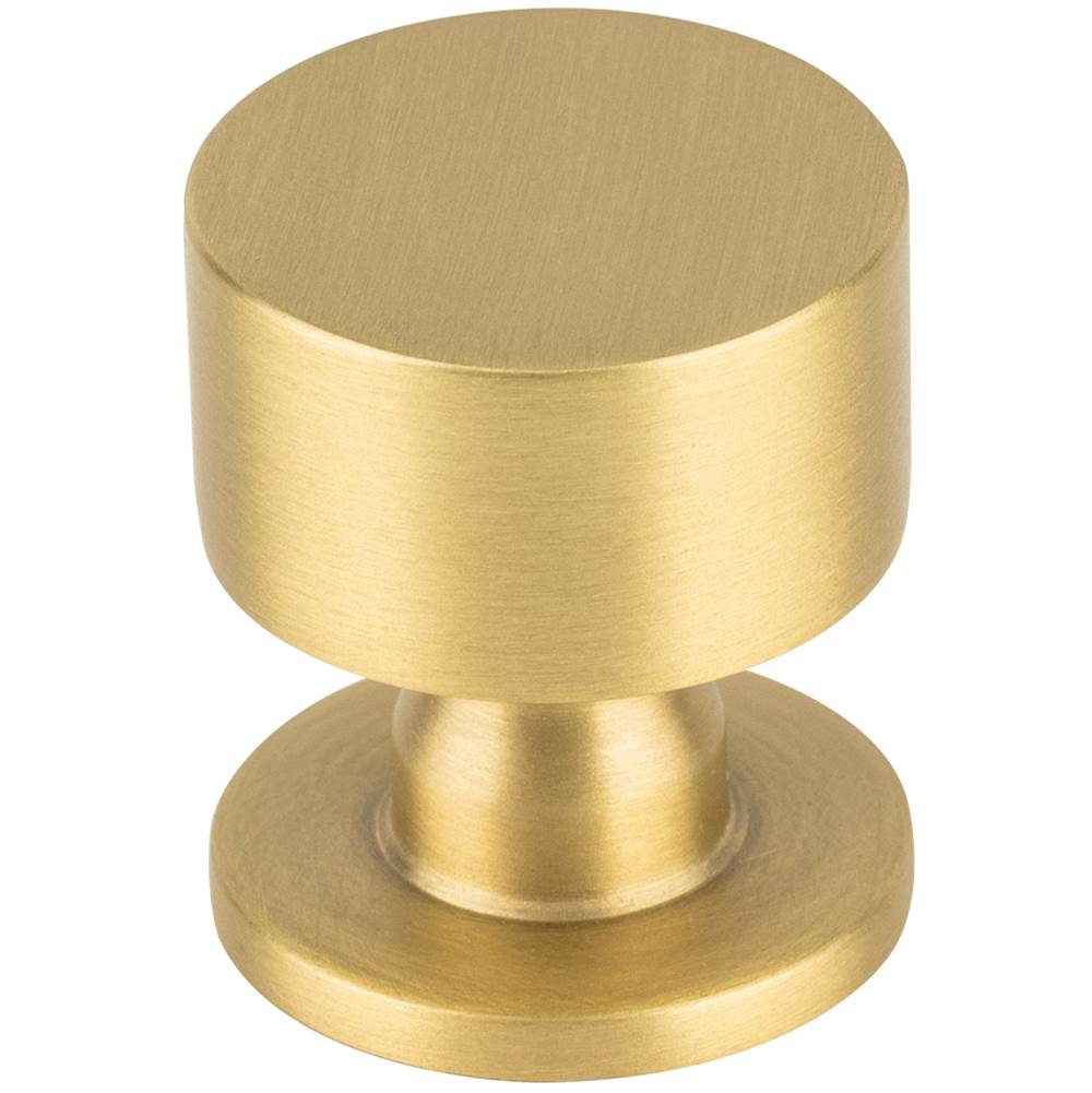 Vesta - Dante Knob 1 1/8 Inch Satin Brass - Satin Brass
