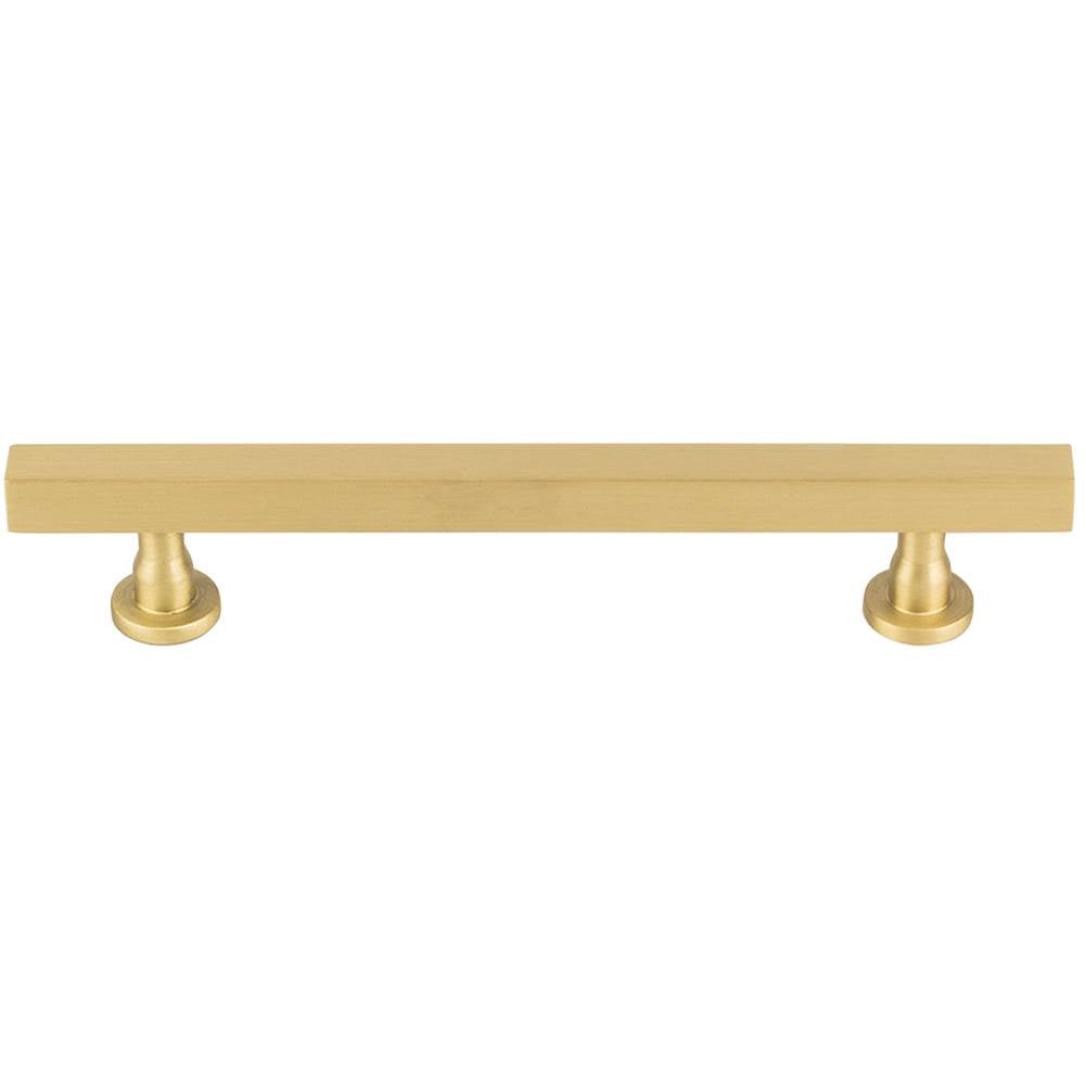 Vesta - Dante Pull 5 1/16 Inch (c-c) Satin Brass - Satin Brass