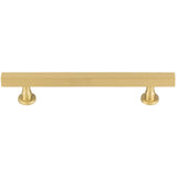 Vesta - Dante Pull 5 1/16 Inch (c-c) Satin Brass - Satin Brass