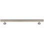 Vesta - Dante Pull 8 13/16 Inch (c-c) Brushed Satin Nickel - Brushed Satin Nickel