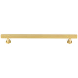 Vesta - Dante Pull 8 13/16 Inch (c-c) Satin Brass - Satin Brass