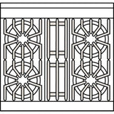 30''W./24''D. Gas Sealed Burner Range-4 Burners-Antique Bronze