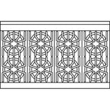 48''W./24''D. Gas Sealed Burner Range-8 Burners-Antique Bronze