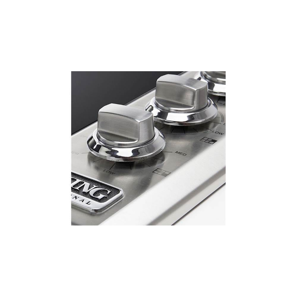 Viking - Stainless Knob Kit 5 Series Oven - Stainless Steel