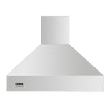 Viking - 48''W./18''H. Chimney Wall Hood-Stainless - Stainless Steel