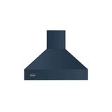 Viking - 48''W./18''H. Chimney Wall Hood-Slate Blue - Slate Blue