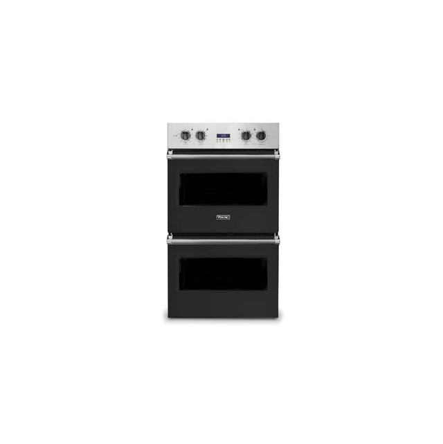 Viking - 30''W. Electric Double Thermal Convection Oven-Cast Black - Cast Black