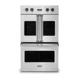 Viking - 30''W. French-Door Double Built-In Electric Thermal Convection Oven-Stainless - Stainless Steel