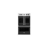 Viking - 30''W. French-Door Double Built-In Electric Thermal Convection Oven-Cast Black - Cast Black