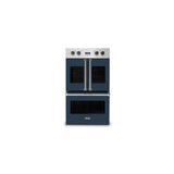 Viking - 30''W. French-Door Double Built-In Electric Thermal Convection Oven-Slate Blue - Slate Blue