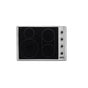 Viking - 30''W. Electric Radiant Cooktop-4 Burners-Stainless Black - Stainless Black