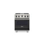 Viking - 30''W./24''D. Gas Open Burner Range-4 Burners-Cast Black- LP - Cast Black