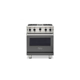 Viking - 30''W./24''D. Gas Open Burner Range-4 Burners- Damascus Grey- LP - Damascus Grey