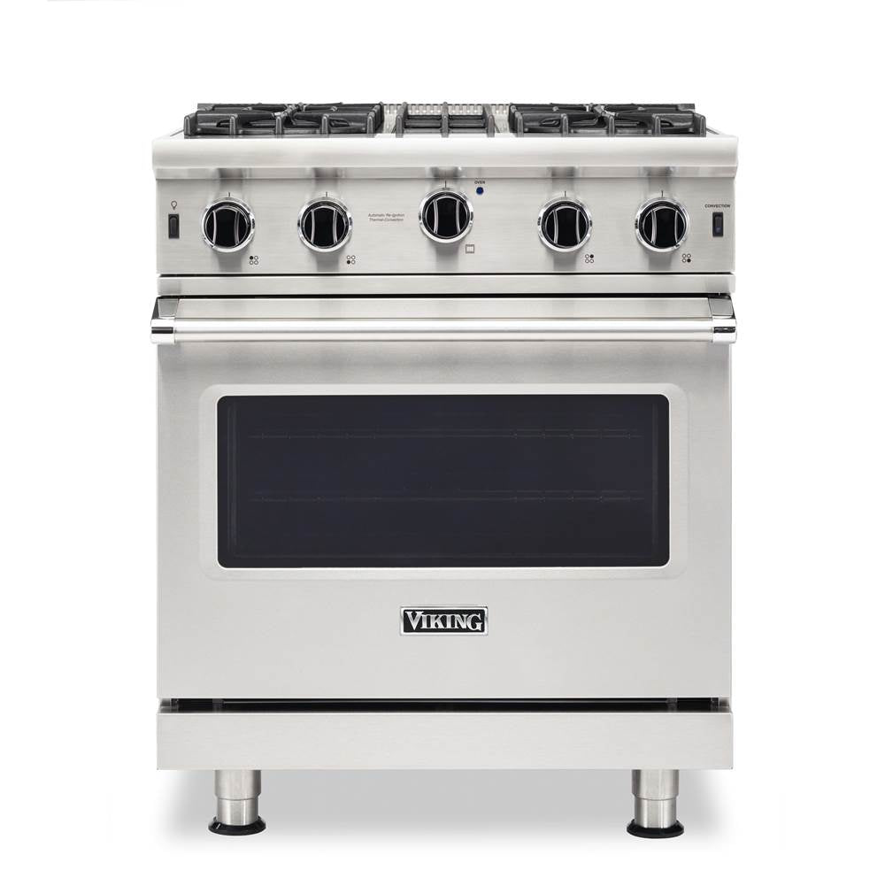 Viking - 30''W./24''D. Gas Open Burner Range-4 Burners-Stainless-LP - Stainless Steel