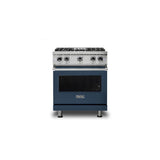 Viking - 30''W./24''D. Gas Sealed Burner Range-4 Burners-Slate Blue - Slate Blue