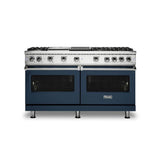 Viking - 60''W./24''D. Gas Sealed Burner Range-6 Burners/Griddle&Grill-Slate Blue - Slate Blue