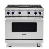 Viking - 36''W./24''D. Gas Sealed Burner Range-6 Burners-Stainless - Stainless Steel