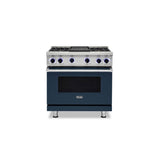 Viking - 36''W./24''D. Gas Sealed Burner Range-6 Burners-Slate Blue - Slate Blue