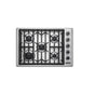 Viking - 30''W. Gas Cooktop-5 Burners-Stainless - Stainless Steel