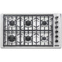 Viking - 36''W. Gas Cooktop-6 Burners-Stainless-LP - Stainless Steel