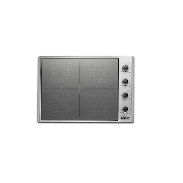 Viking - 30''W. Induction Cooktop-4 Burners-Stainless Black - Stainless Black