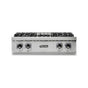 Viking - 30''W./24''D. Gas Sealed Burner Rangetop-4 Burners-Stainless - Stainless Steel