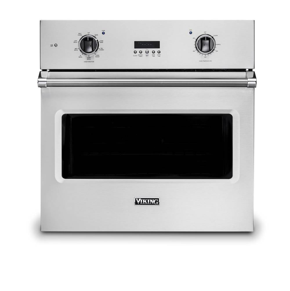 Viking - 30''W. Electric Single Thermal Convection Oven-Stainless - Stainless Steel