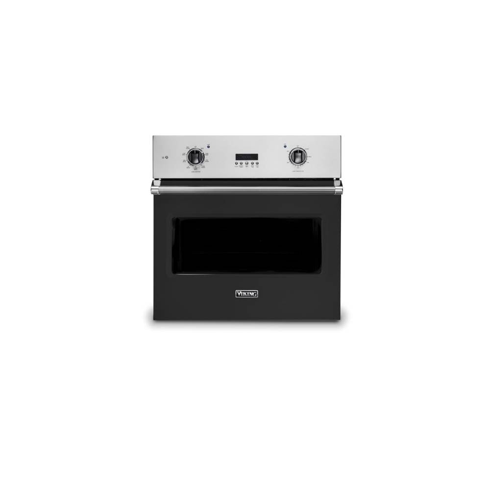 Viking - 30''W. Electric Single Thermal Convection Oven-Cast Black - Cast Black