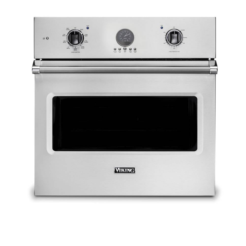 Viking - 30''W. Electric Single Thermal Convection Oven-Stainless - Stainless Steel