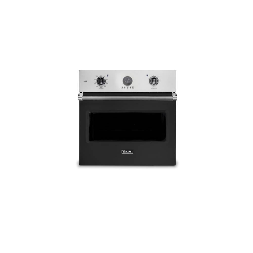 Viking - 30''W. Electric Single Thermal Convection Oven-Cast Black - Cast Black