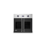Viking - 30''W. French-Door Single Built-In Electric Thermal Convection Oven-Cast Black - Cast Black