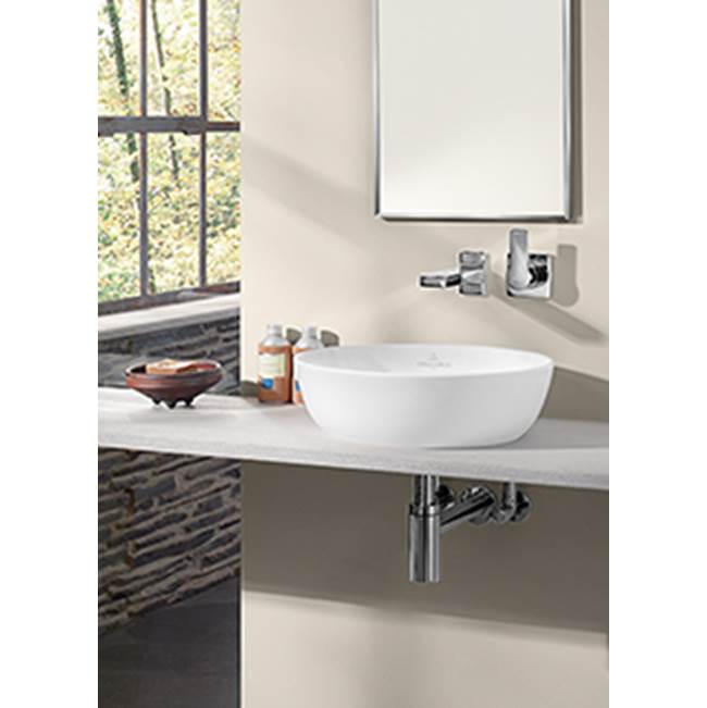 Artis Surface-mounted washbasin 16 7/8'' x 16 7/8'' (430 x 430 mm)