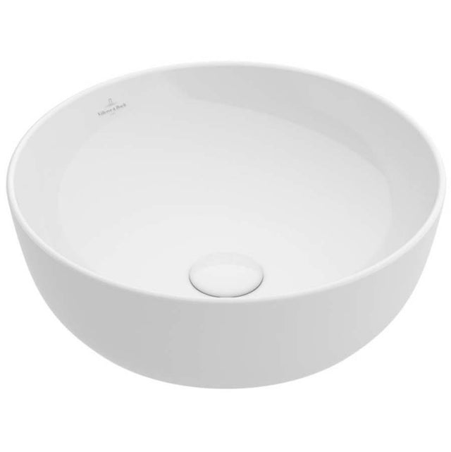 Villeroy And Boch - Artis Surface-mounted washbasin 16 7/8'' x 16 7/8'' (430 x 430 mm) - White Alpin Ceramicplus
