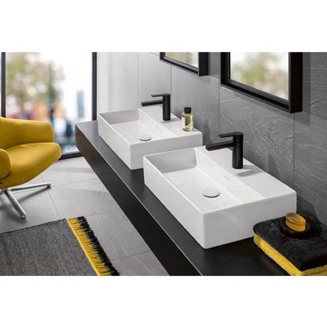 Memento 2.0 Washbasin 39 3/8'' x 18 1/2'' (1000 x 470 mm) ground 8'' wide spread