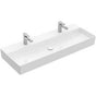 Villeroy And Boch - Memento 2.0 Washbasin 47 1/4'' x 18 1/2'' (1200 x 470 mm) ground 2 single holes