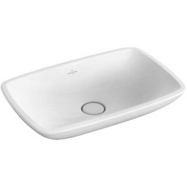 Villeroy And Boch - Loop & Friends Surface-mounted washbasin 23'' x 15'' (585 x 380 mm) - White Alpin