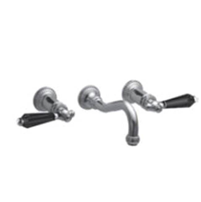 Vissoni - 7-1/2'' Wall Mount Widespread Lavatory - Uses WM-0020 valve - Roman Bronze