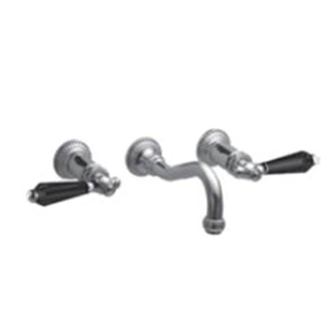 Vissoni - 7-1/2'' Wall Mount Widespread Lavatory - Uses WM-0020 valve - Roman Bronze
