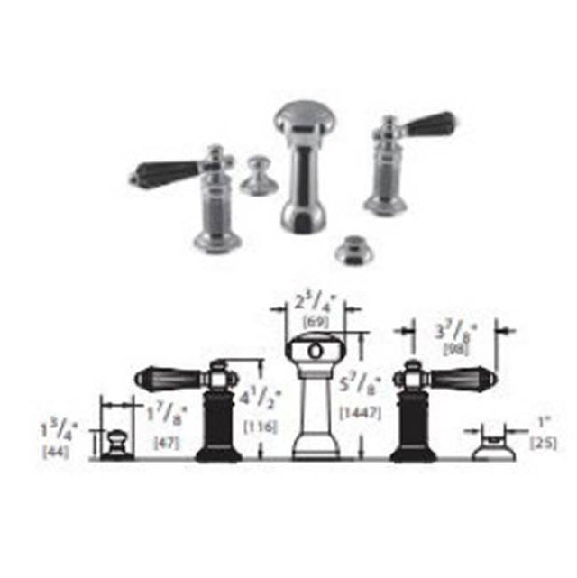 Vissoni - Bidet Fitting - Polished Chrome