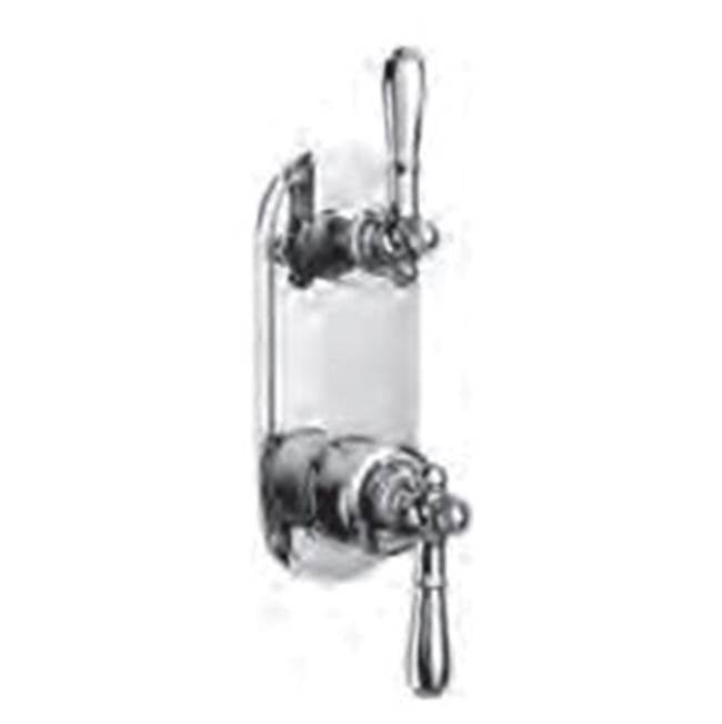 Vissoni - 1/2'' Thermostatic Trim w/2-Way Diverter (non-shared) - Uses TH-9210 valve - Roman Bronze