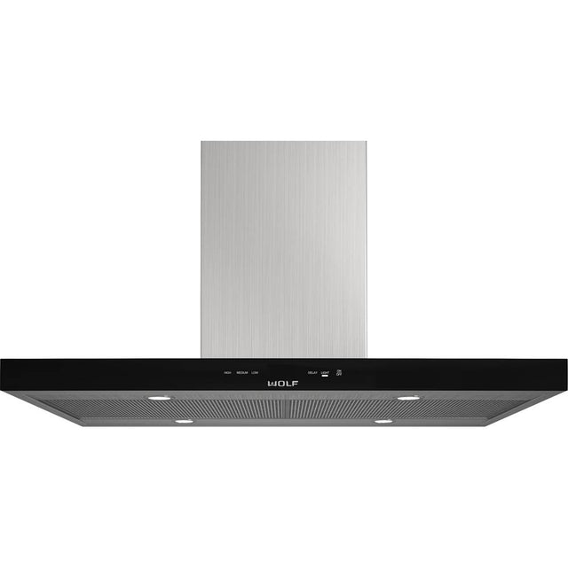 Wolf - 42'' Cooktop Island Hood / Black - Black
