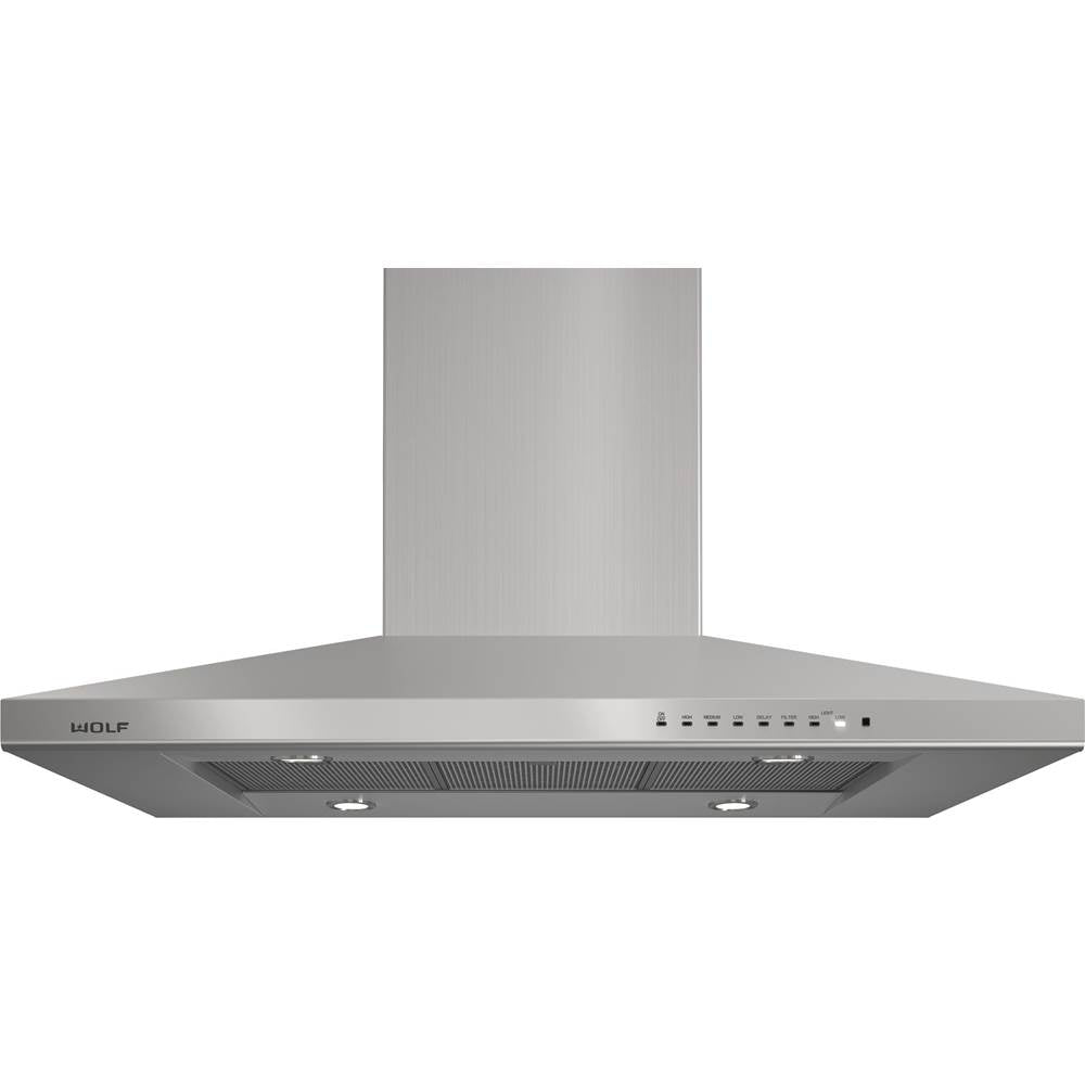Wolf - 42'' Cooktop Island Hood / Stainless - Stainless Steel